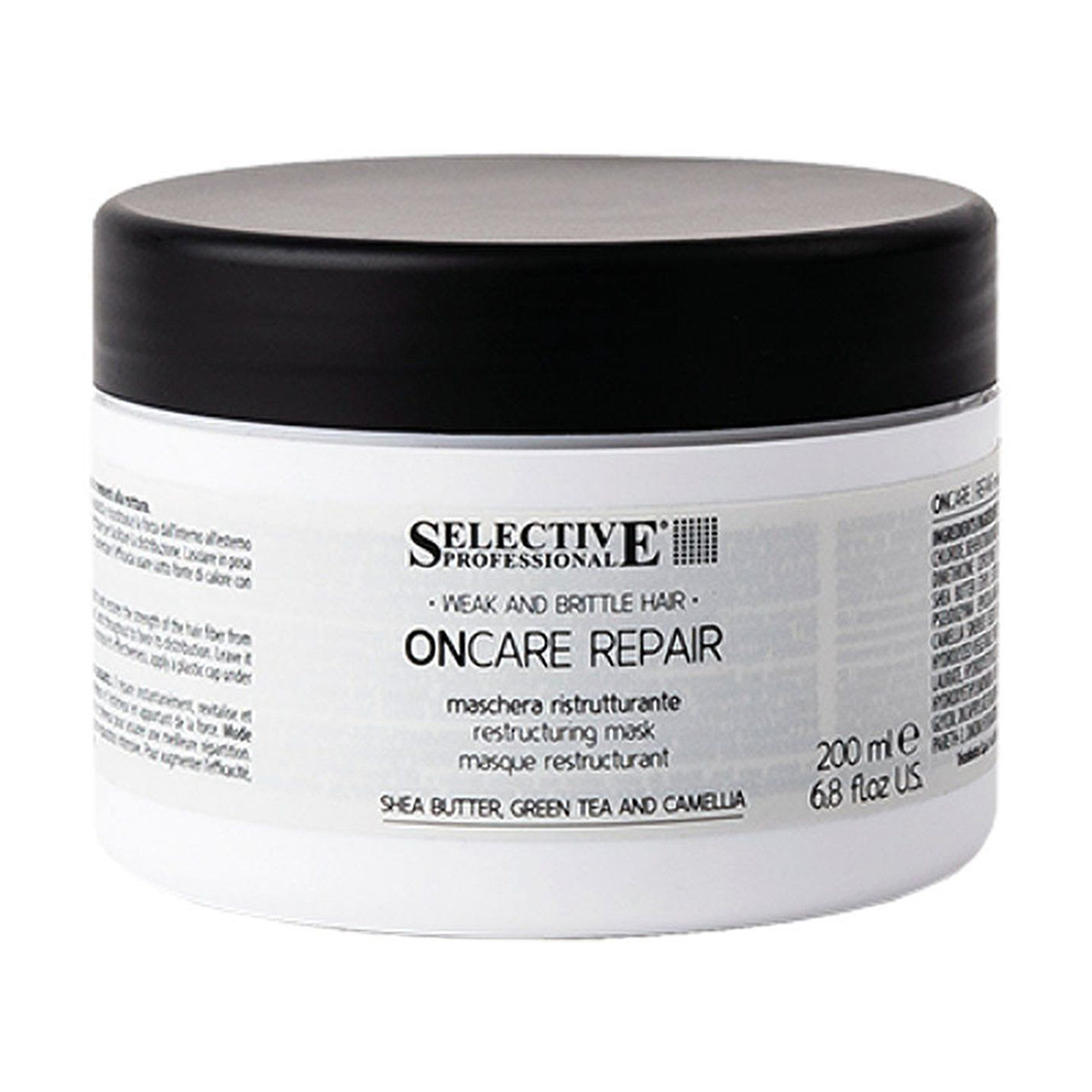 Ліпідна маска Selective Professional OnCare Repair Restructing Mask інтенсивної дії, для ламкого та пошкодженого волосся, 200 мл